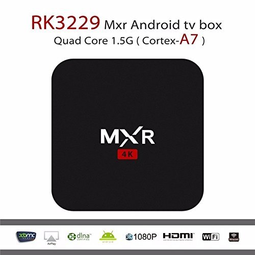 Vipwind MXR Quad Core ROM 8G Android TV Box KODI Fully Loaded Smart Tv Support Wifi H.265 UHD 4K HDMI 2.0 Media... N7