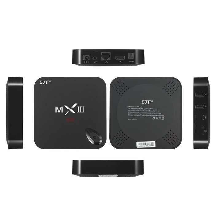 GJTMXIII Android 4.4.2 Smart TV Box Media Player Ultra HD 4K Amlogic S802 2.0Ghz Quad Core A9 CPU Powerful ARM... N2