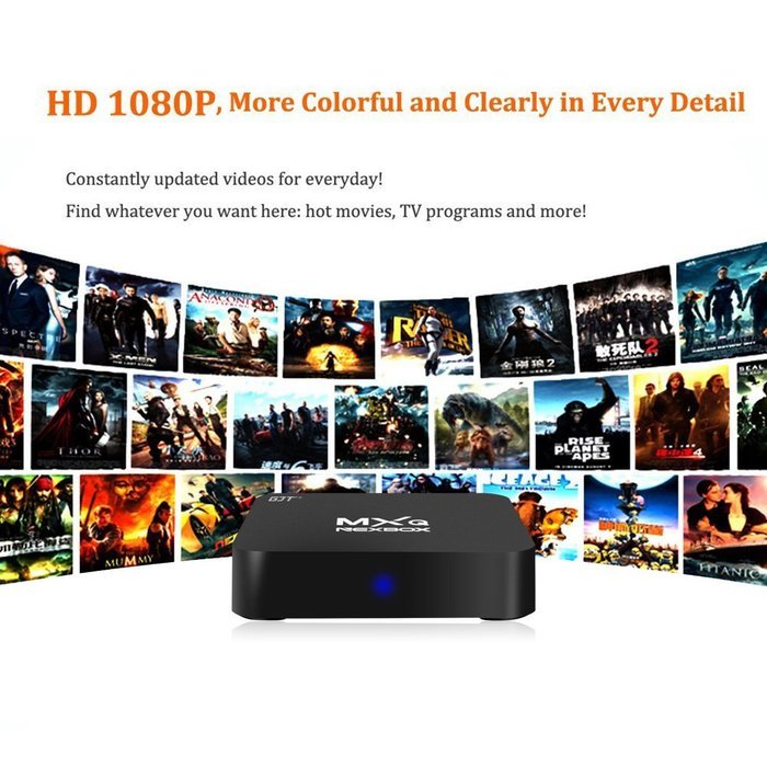 GJTMXIII Android 4.4.2 Smart TV Box Media Player Ultra HD 4K Amlogic S802 2.0Ghz Quad Core A9 CPU Powerful ARM... N9