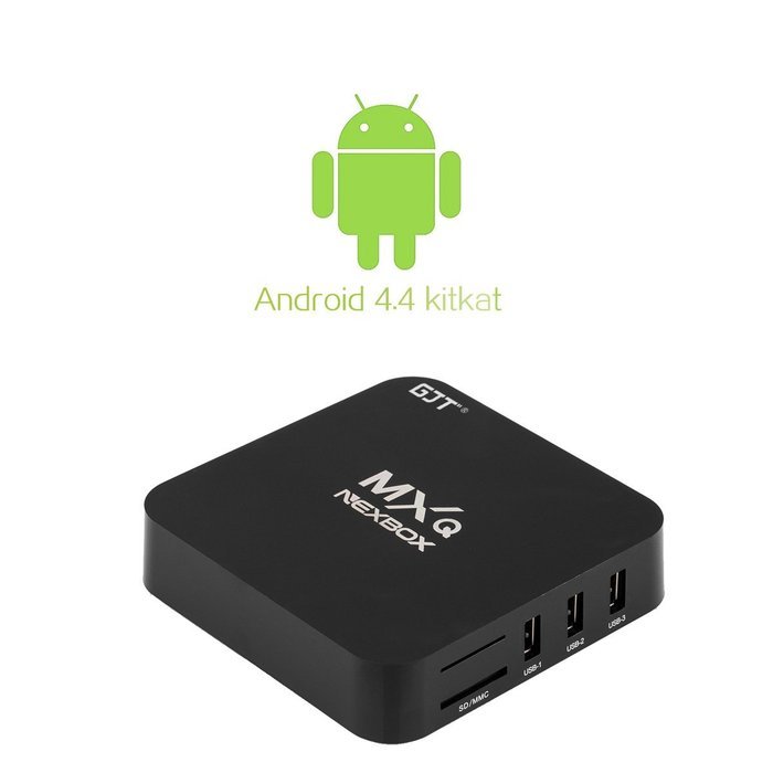 GJTMXIII Android 4.4.2 Smart TV Box Media Player Ultra HD 4K Amlogic S802 2.0Ghz Quad Core A9 CPU Powerful ARM... N10