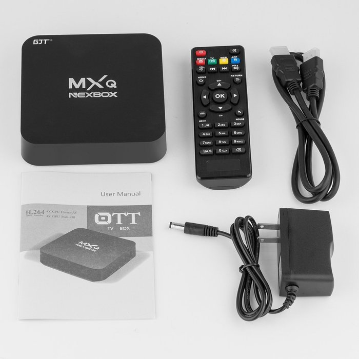GJTMXIII Android 4.4.2 Smart TV Box Media Player Ultra HD 4K Amlogic S802 2.0Ghz Quad Core A9 CPU Powerful ARM... N13