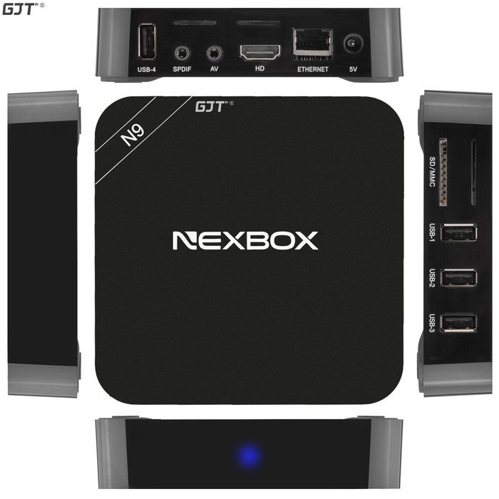 GJTMXIII Android 4.4.2 Smart TV Box Media Player Ultra HD 4K Amlogic S802 2.0Ghz Quad Core A9 CPU Powerful ARM... N21