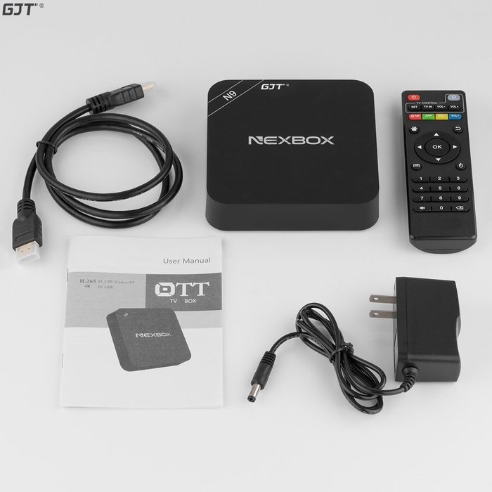 GJTMXIII Android 4.4.2 Smart TV Box Media Player Ultra HD 4K Amlogic S802 2.0Ghz Quad Core A9 CPU Powerful ARM... N23
