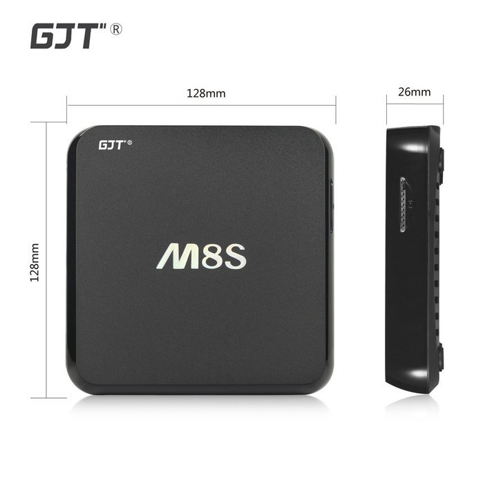 GJTMXIII Android 4.4.2 Smart TV Box Media Player Ultra HD 4K Amlogic S802 2.0Ghz Quad Core A9 CPU Powerful ARM... N30