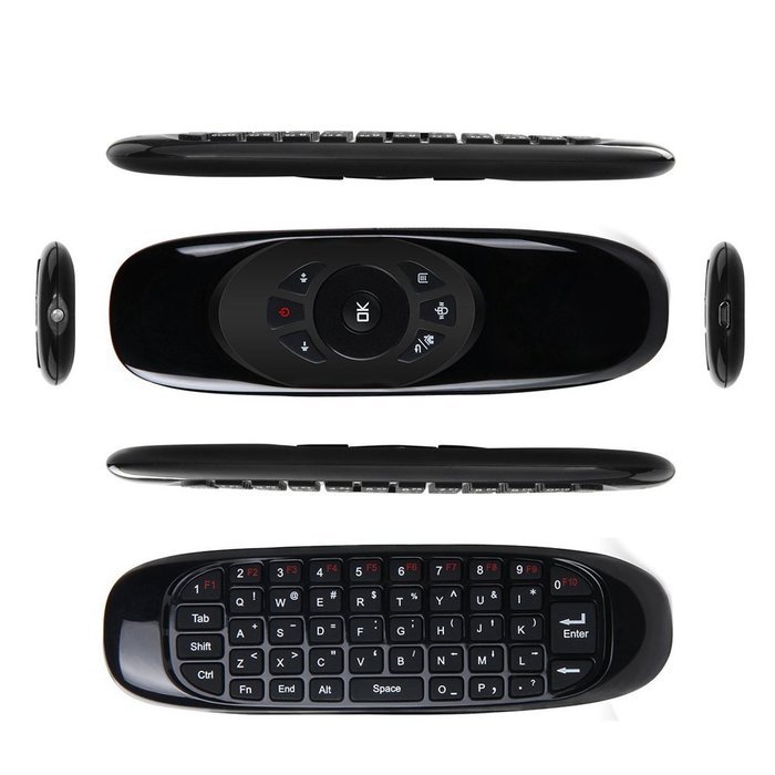Fly Mini Mouse Keyboard, Megadream 2.4G Wireless 3-Gyro 3-Gsensor 4 in 1 with Mouse +Keyboard +Learning Infrared... N16