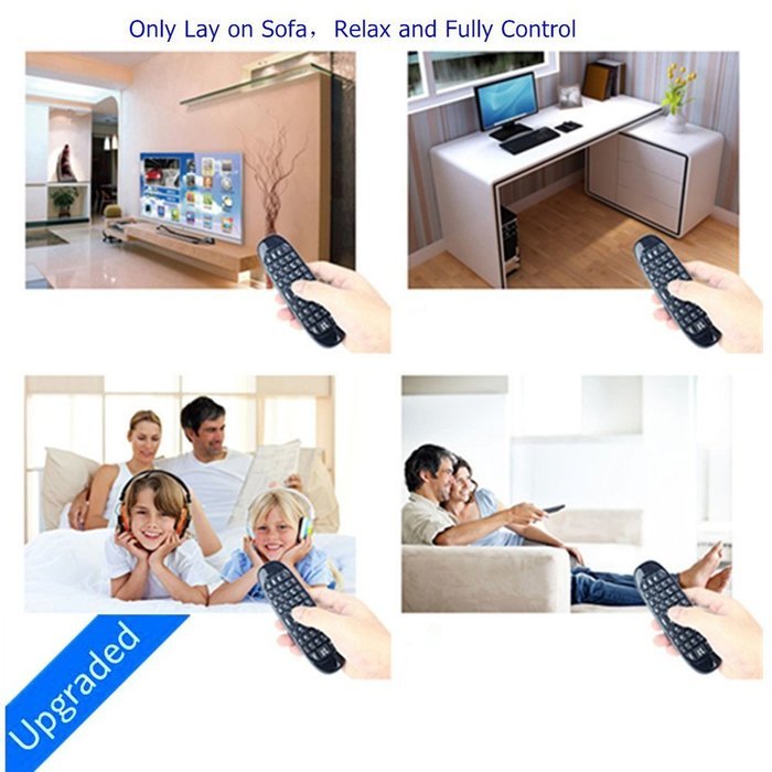 Fly Mini Mouse Keyboard, Megadream 2.4G Wireless 3-Gyro 3-Gsensor 4 in 1 with Mouse +Keyboard +Learning Infrared... N21