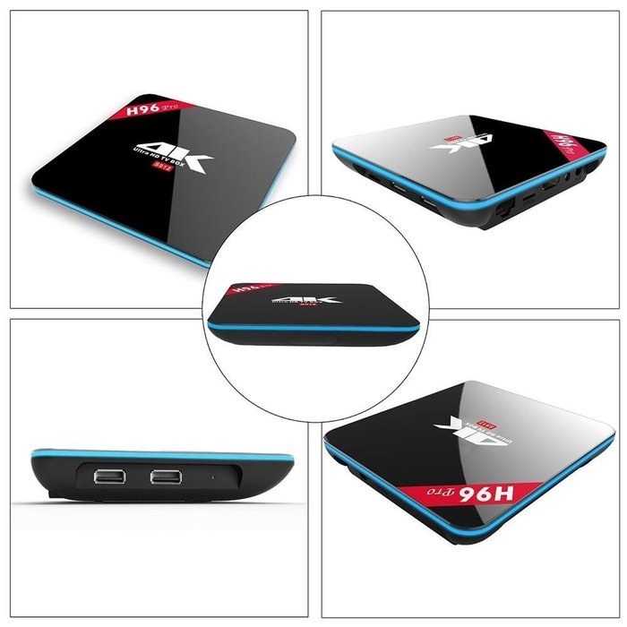 [Latest Version] HONGYU Amlogic S912 Octa Core H96 PRO Android 6.0 TV Box 64 bit ARM Cortex-A53 H.265 4K Player... N7