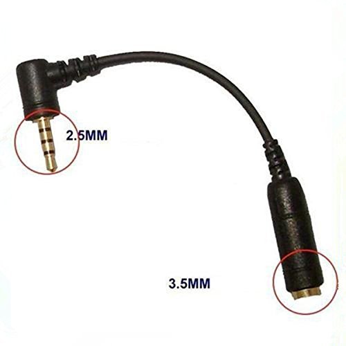 BephaMart 2.5mm Male Plug To 3.5mm Female Jack Stereo AUX Audio TRS Adapter Converter Shipped and Sold by BephaMart N3