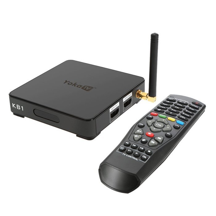 Docooler YoKoTV KB1 Smart Android 6.0 TV Box (Amlogic S905X Quad Core 64bit 2GB/16GB KODI17.0 XBMC VP9 UHD 4K...