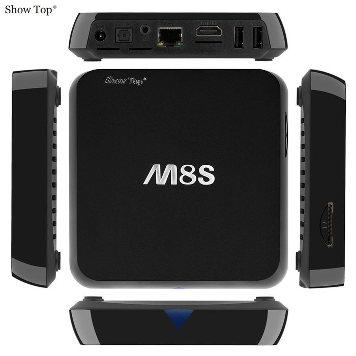 ShowTop&reg; M8S TV BOX 2G/8G S812 Quad/Octo Core XBMC Android 4.4 4K Smart HTPC With Mini I8 Air Mouse Keyboard N2
