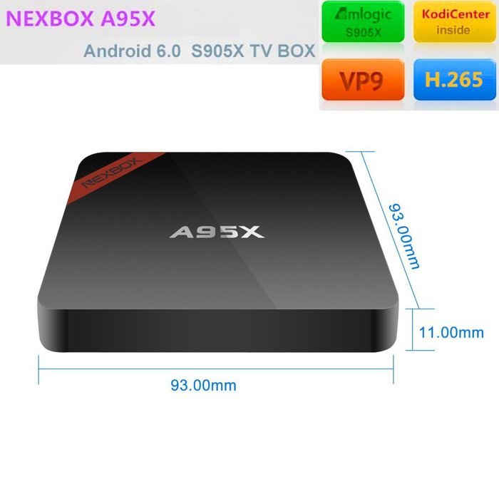 [Updated version NEXBOX A95X]HONGYU Android 6.0 TV BOX HD KODI 16.1 Fully Loaded XBMC Amlogic S905X Quad Core... N8