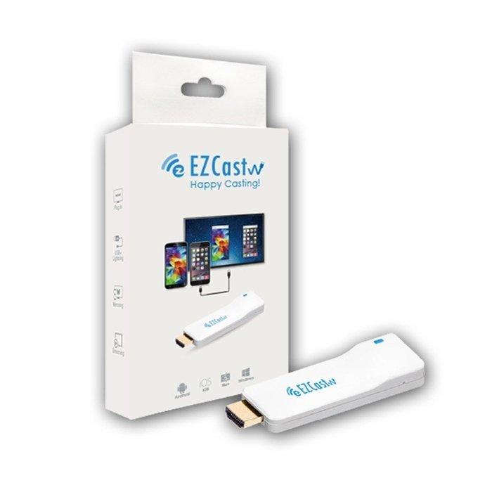 Olayer EZCast Wire HDMI Tv Stick Wired Mirroring and Miracast Streaming Converter Support (Android 5.0+, IOS8+... N3