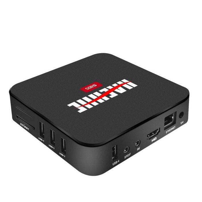 Haehne S805 Android 4.4 Smart TV Box, XBMC KODI 16.0, Full HD 1080P Out, Quad Core 3D Graphic, 1GB RAM 8GB ROM... N4