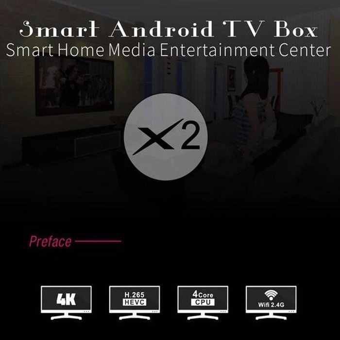 ELEGIANT X2 H3 Quad Core 1GB/8GB 4K 1080P Support Wifi Android 4.4 Mini Smart Android TV Box Mini Smart PC N3