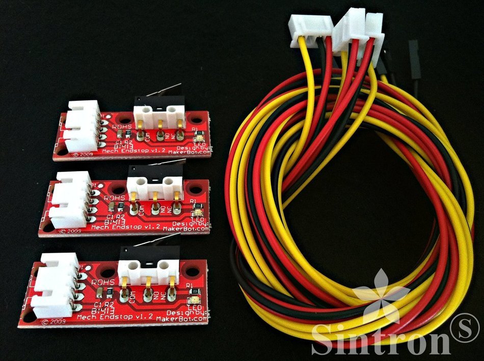 [Sintron] 3 pcs Mechanical Endstop Module V1.2 for 3D Printer RepRap Prusa i3 Kossel Delta etc..