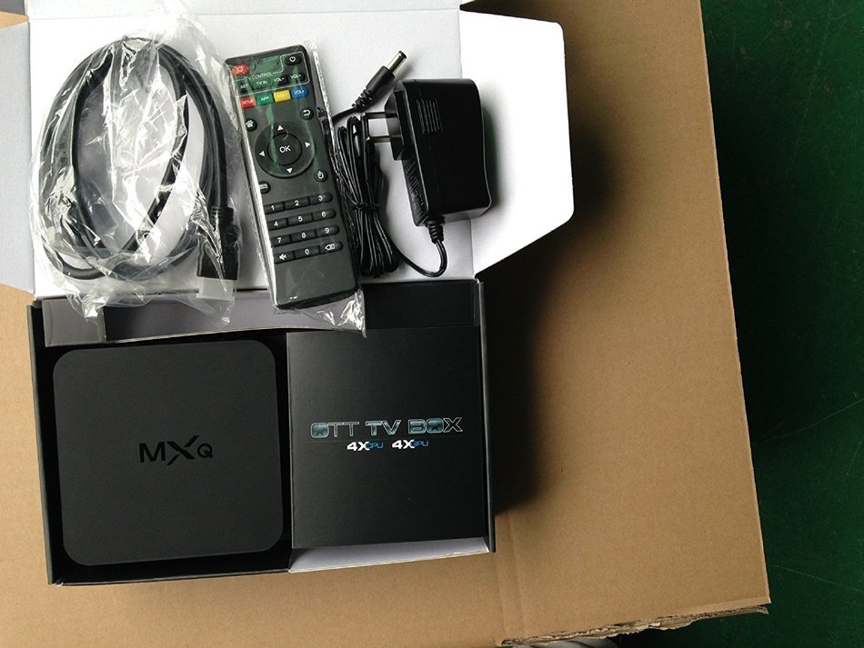 JUSHENG MXQ Android TV box Kodi Pre installed Amlogic S805 Quad Core Android 4.4 1gb RAM 8gb Flash Support Wifi... N4