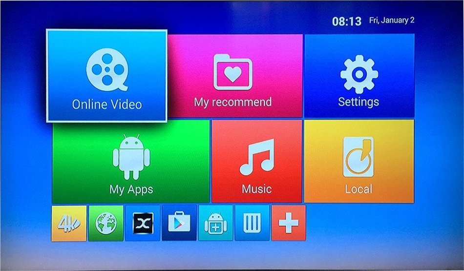 WINONE M8S Android TV Box S812 Quad Core 2G/8G Full Loaded Kodi 2.4G/5G WiFi Support KODI ShowBox Mobdro N5