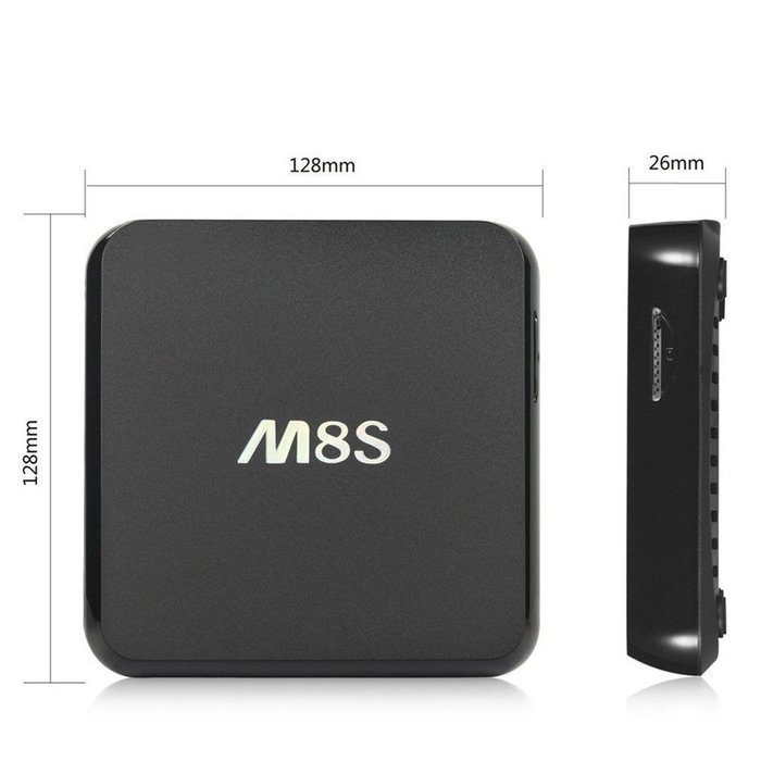 M8S Quad Core TV Box Android4.4 Smart XBMC Fully Loaded + Wireless Keyboard N3
