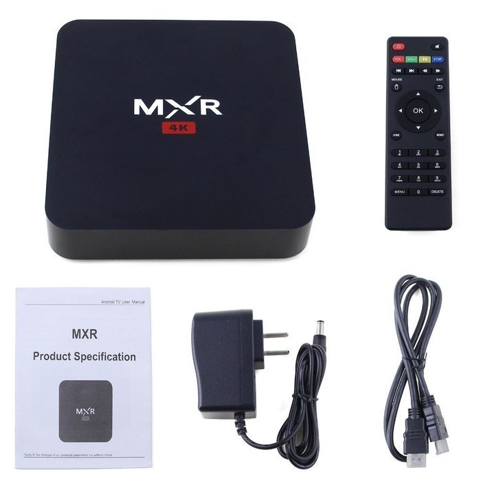 Vipwind MXR 4K Smart Android TV Box RK3229 Quad-Core 1G/8G WIFI XBMC UHD 4K 3D H.265 DLNA Miracast Android 4.4.2...