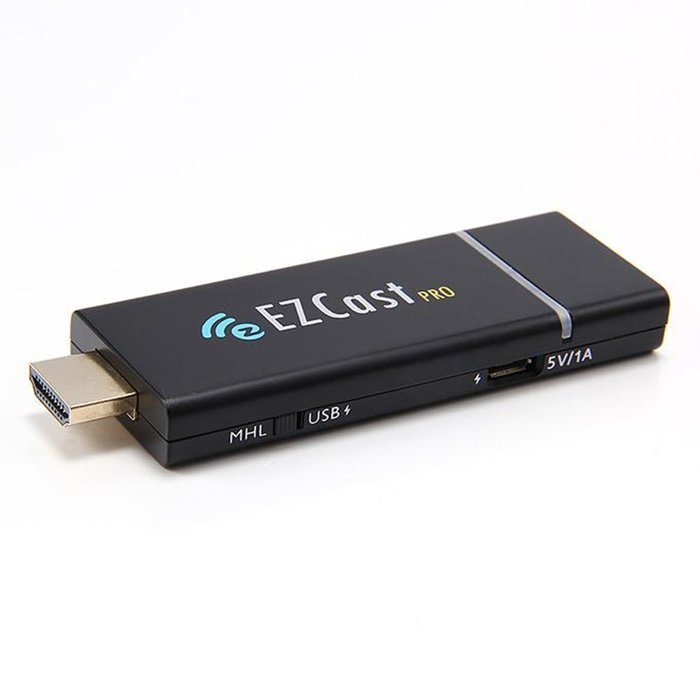 EZCast Pro Dongle Miracast/Airplay/DLNA Supports 4 to 1 Split Screens. (Black)