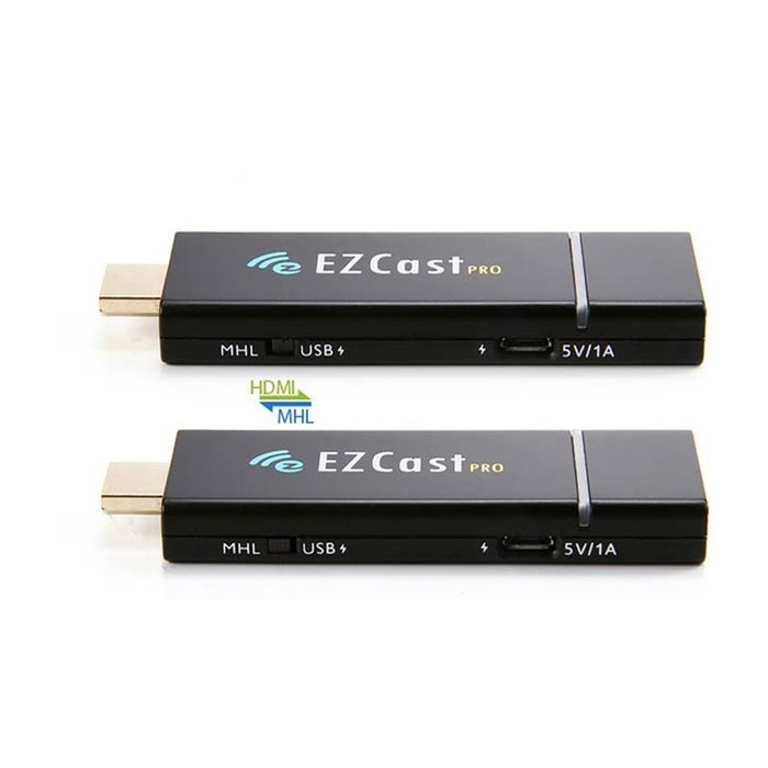 EZCast Pro Dongle Miracast/Airplay/DLNA Supports 4 to 1 Split Screens. (Black) N3