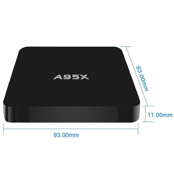 YESER A95X Android TV BOX Kodi 15.2 XBMC 4K*2K HD H.265 1080P Wifi Fully Loaded Amlogic S905 Cortex 5-Core A53... N4