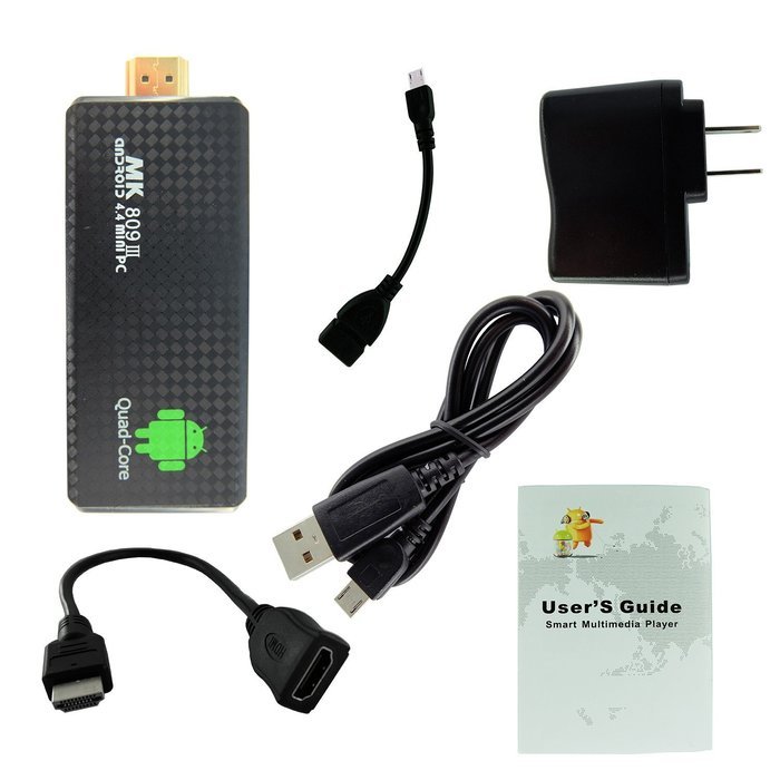 Hoxana&reg; MK809III Quad Core 2GB/16GB Streaming Media Player Android 4.4 TV Stick Wi-Fi Dongle Smart Mini PC Strong... N6