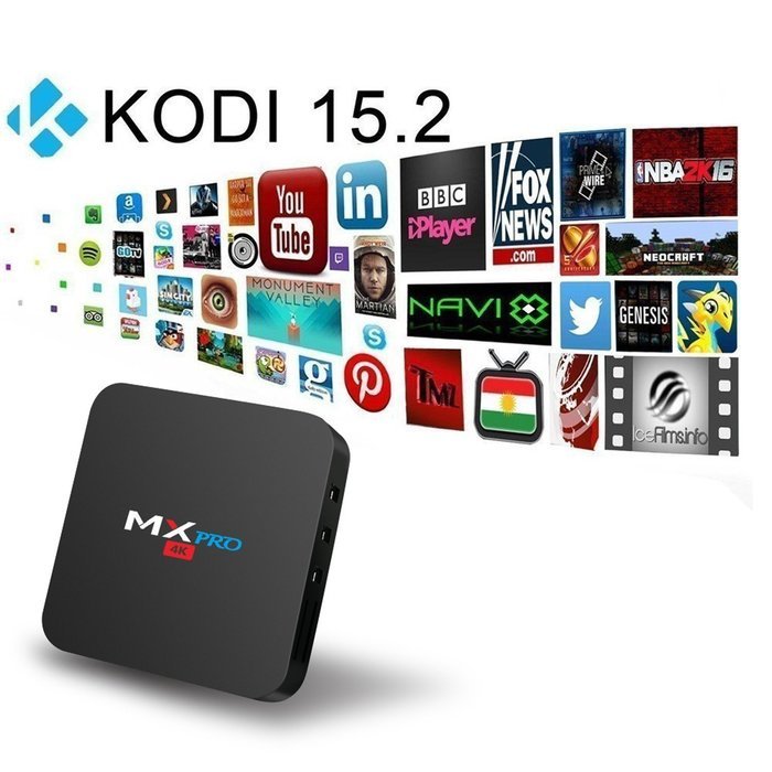 Prestar MX Pro Android TV Box,Amlogic S905 Chipset Android 5.1 Lollipop OS Quad Core KODI 15.2 Preinstalled Full...
