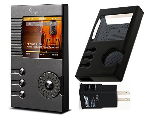 Cayin N5 High Resolution Audio Player with Hand Made Dignis Leather Case (Black)