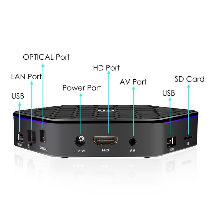 Orow GT01 4K HD TV Box -- Android 6.0 Amlogic S912 Octa Core 2GB RAM 16GB ROM Kodi 16.1 Preloaded Dual WiFi 2.4G... N4