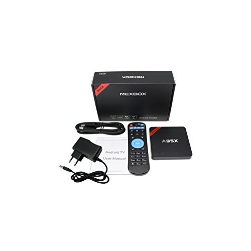 Nexbox A95X Amlogic S905X 1GB DDR3 RAM 8GB eMMC ROM Quad Core Android 6.0 4K 60fps HD Kodi 16.1 Pre-installed... N2