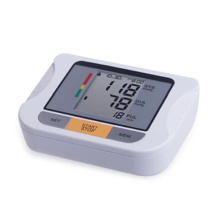 Digital Upper Arm Blood Pressure Monitor Sphgmomanometer Pulse Meter Arm Cuff
