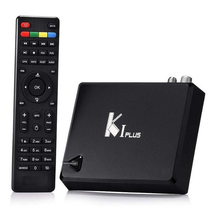 niceEshop(TM) Android TV Box KI PLUS T2 S2 Amlogic S905 Quad Core 64bit Streaming Media Player Support DVB-S2...