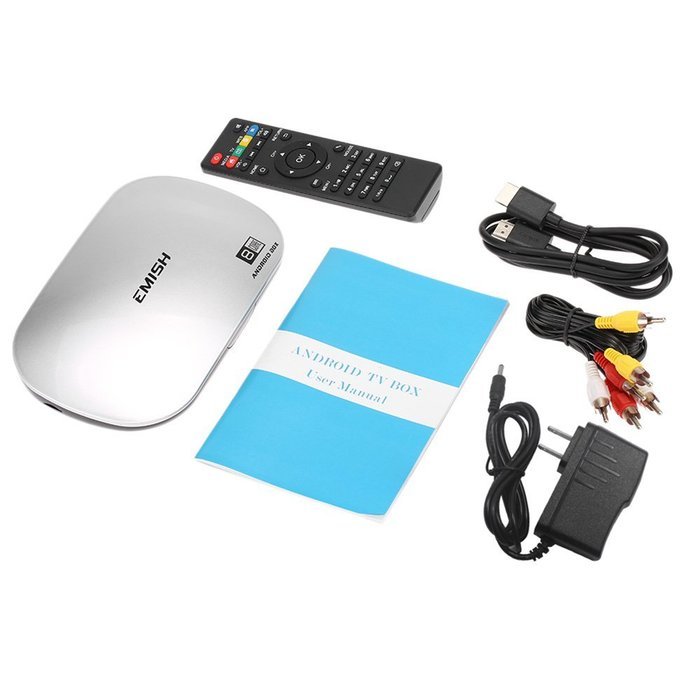 Docooler&reg; EMISH X810 Smart Android TV Box Android 5.1.1 Rockchip 3368 Octa core 64bits KODI XBMC UHD 4K 2G / 16G... N9