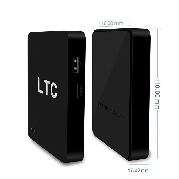 [2017 New Android 6.0] LeaningTech LTC-T9 4K HD Amlogic S905X Quad Core 2G + 8G Kodi TV Box + Remote Control,... N4