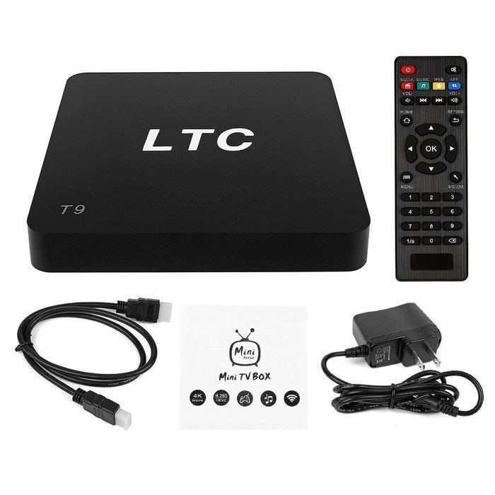[2017 New Android 6.0] LeaningTech LTC-T9 4K HD Amlogic S905X Quad Core 2G + 8G Kodi TV Box + Remote Control,... N5