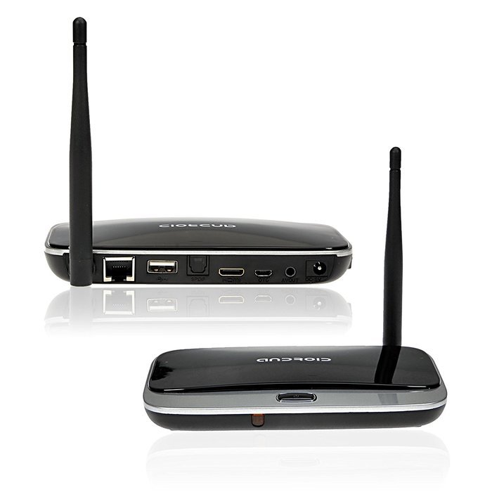 FHD 1080P Digital Set Top Box Smart TV Box CS918, Google Android 4.4 Quad Core RK3188T 28nm Cortex-A9 2GHz CPU...