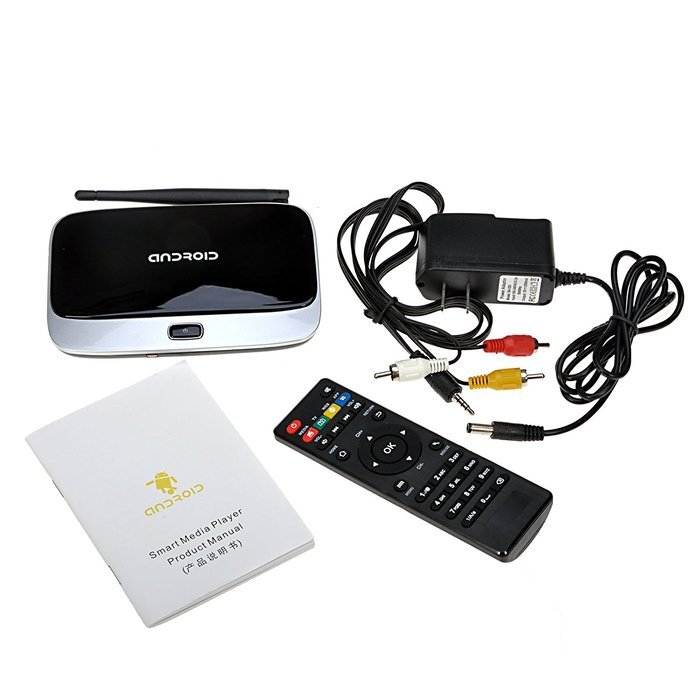 FHD 1080P Digital Set Top Box Smart TV Box CS918, Google Android 4.4 Quad Core RK3188T 28nm Cortex-A9 2GHz CPU... N2