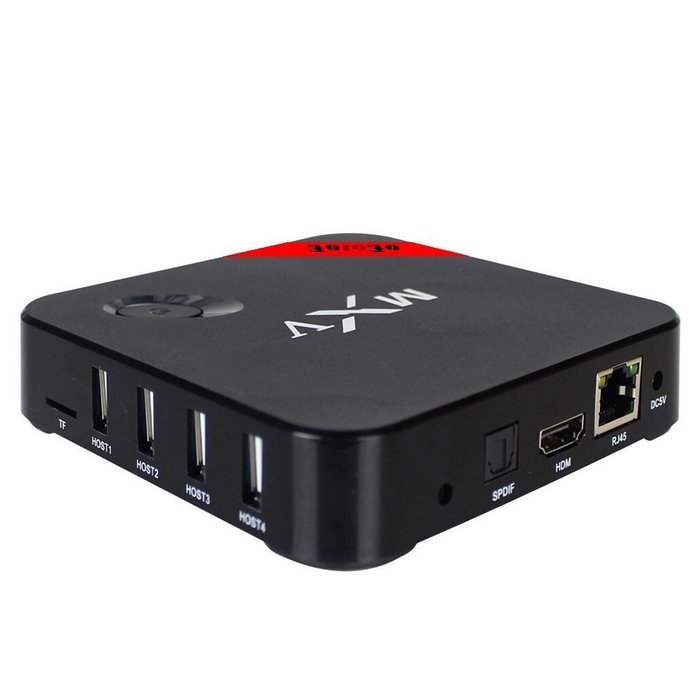 FotoFo MXV Smart TV Box with Amlogic S805 Quad Core 1.5 GHz CPU 1GB DDR3 8GB Nand Flash Android 4.4 Kodi DLNA... N4