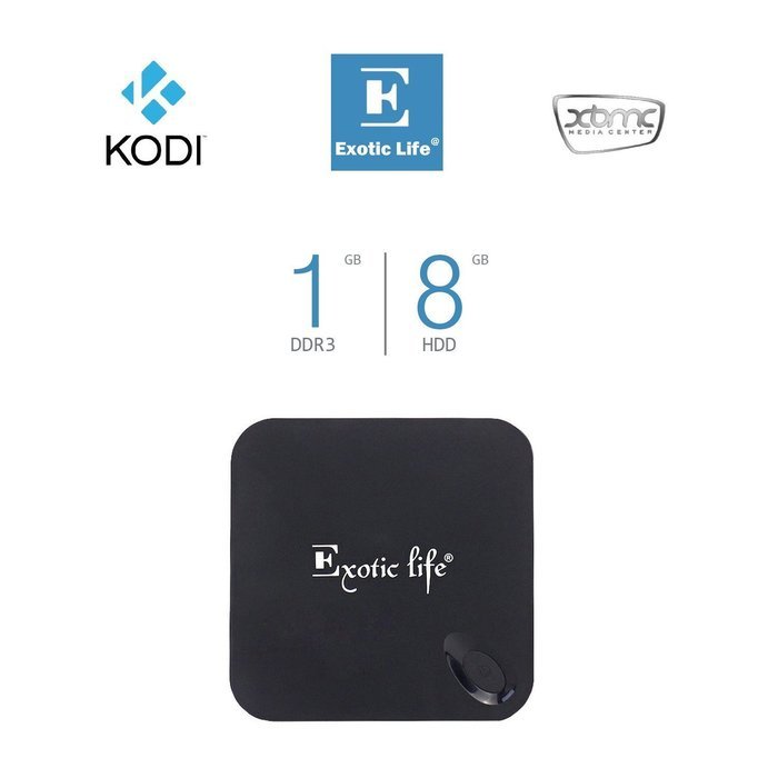 Exotic Life Quad Core Amlogic S802 Cortex A9 1GB/8GB Android 4.4 TV Box Wifi Google Smart TV Full HD Media Player...
