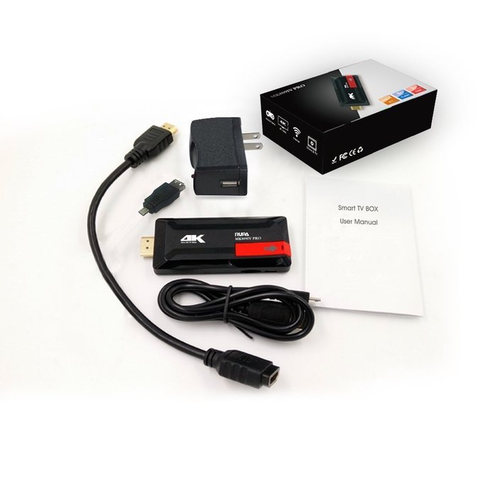 RUPA MK809IV Pro Android 5.1 TV Dongle Stick Mini PC Quad Core Rockchip RK3229 2G / 8G XBMC/KODI 16.1 DLAN WiFi... N4