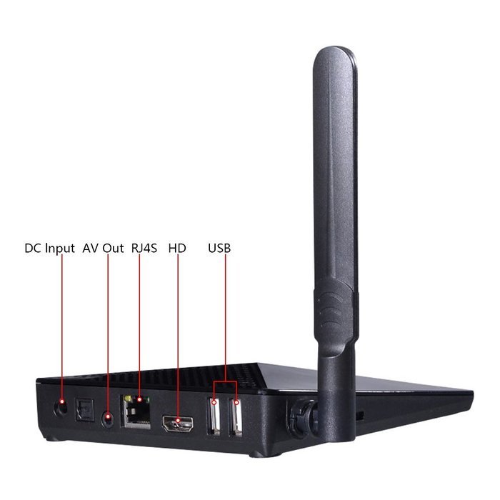 FotoFo 4K W9 TV Box Amlogic S812 Quad Core Fully Loaded Add-ons with KODI 15.2 Cloud TV H.265 Airplay Miracast... N3
