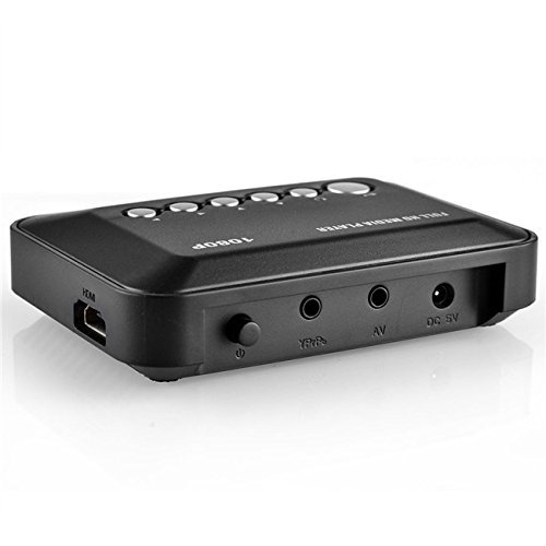 Zoostliss Multi TV Media Player HDMI 1080P Full HD Video For YPbPr USB AV SDHC MKV RM RMVB N6