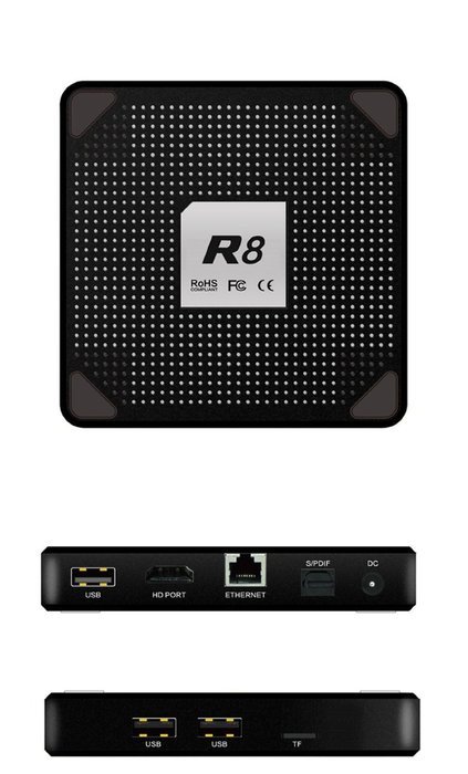 PowerLead Ptox R8 Android 5.1 TV BOX RK3368 Octa Core 4K*2K With Bluetooth Wifi Support H.265 XBMC Kodi Fully... N7