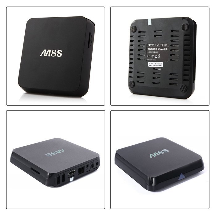 FotoFo M8s Android Tv Box Amlogic S812 Quad Core 4k Output 2gb/8gb Flash 2.4g/5g Dual Band Wifi Smart Tv Player N4