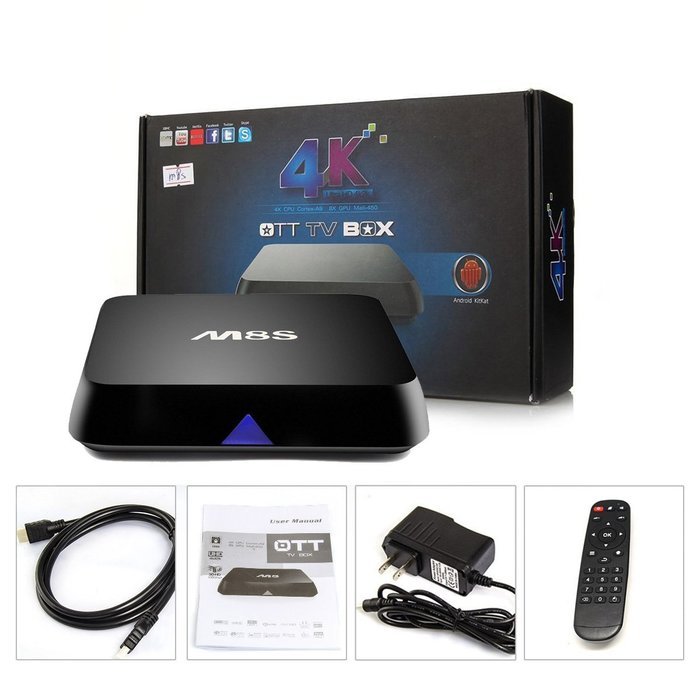 FotoFo M8s Android Tv Box Amlogic S812 Quad Core 4k Output 2gb/8gb Flash 2.4g/5g Dual Band Wifi Smart Tv Player N5
