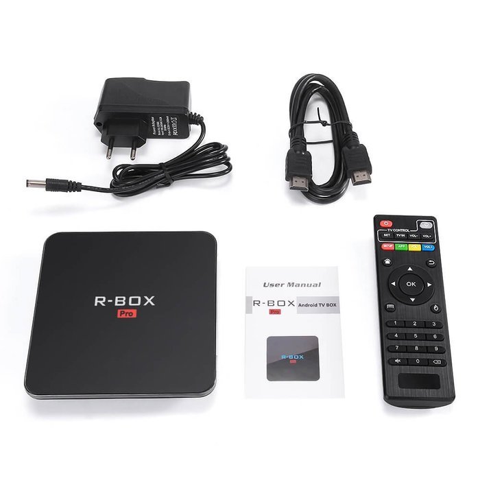 Julyfox R-BOX PRO TV BOX Octa Core S912 Android 6.0 Kodi 17.0 3G 16GB H.265 4K UHD 3D WiFi 2.4G/5G Bluetooth4.0... N7
