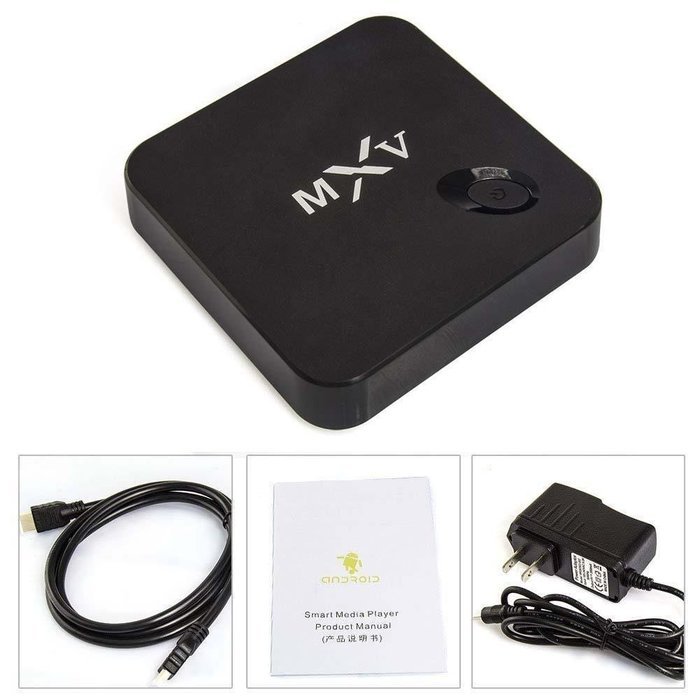 MXIII Quad Core Amlogic S802 Cortex A9 1GB/8GB Android 4.4 TV Box Wifi Google Smart TV Full HD Media Player 4K... N13