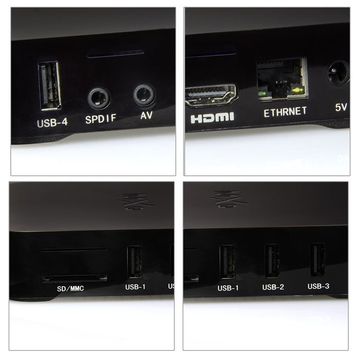 MXIII Quad Core Amlogic S802 Cortex A9 1GB/8GB Android 4.4 TV Box Wifi Google Smart TV Full HD Media Player 4K... N16