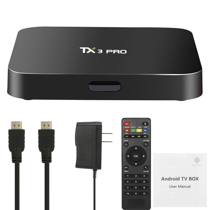 Docooler TX3 PRO Smart Android 6.0 TV Box Amlogic S905X Quad-core 1G / 8G 64bit KODI 16.1 XBMC UHD 4K Mini PC... N7